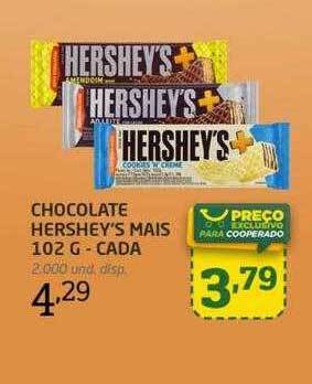 Cooper Chocolate hershey's mais cada oferta