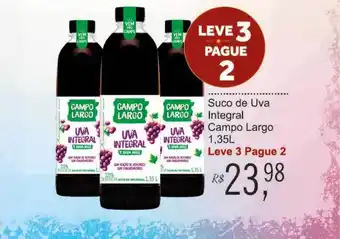 Suco de uva integral campo largo