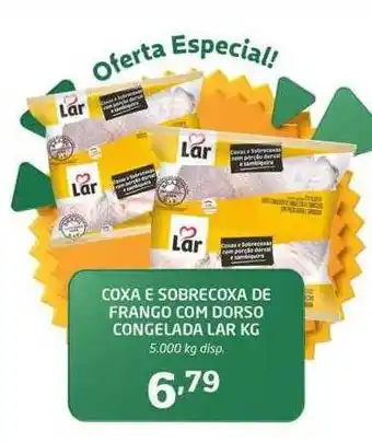 Cooper Coxa e sobrecoxa e frango com dorso congelada lar kg oferta