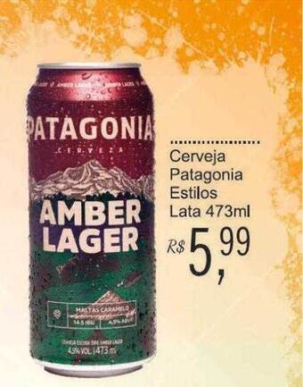 Cerveja patagonia estilos lata