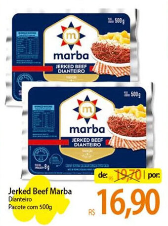 Atacadão Jerked beef Marba 500g oferta
