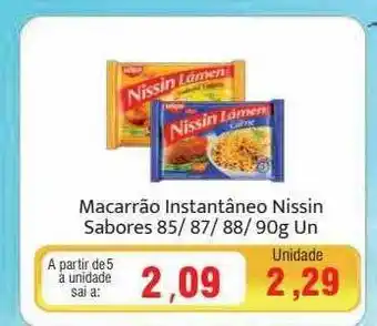 Spani Atacadista Macarrão instantâneo nissin sabores oferta