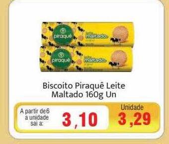 Spani Atacadista Biscoito piraquê leite maltado oferta