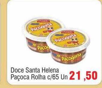 Spani Atacadista Doce santa helena paçoca rolha c-65 oferta