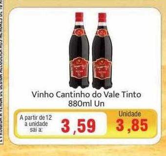 Spani Atacadista Vinho cantinho do vale tinto oferta