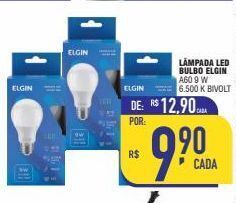 Lâmpada led bulbo elgin