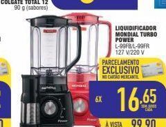 Mercantil Rodrigues Liquidificador mondial turbo power oferta