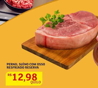 Assaí Atacadista Pernil Suíno com osso Resfriado Reserva 1kg oferta