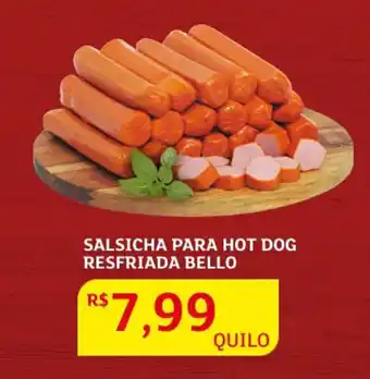 Assaí Atacadista Salsicha para Hot Dog Resfriada Bello oferta
