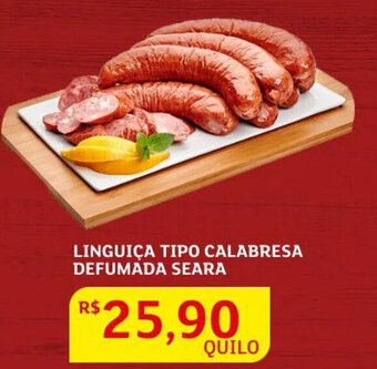 Assaí Atacadista Linguiça Tipo Calabresa Defumada Seara oferta