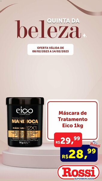 Rossi Supermercado Máscara de Tratamento Eico 1kg oferta