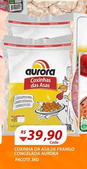 Assaí Atacadista Coxinha da asa de Frango Congelada Aurora 3kg oferta