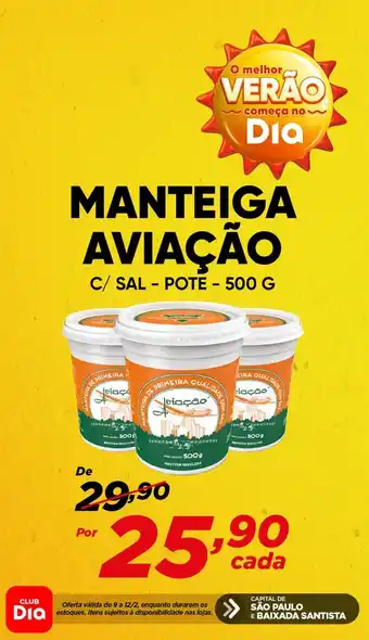 Manteiga Aviação c/ sal pote 500g