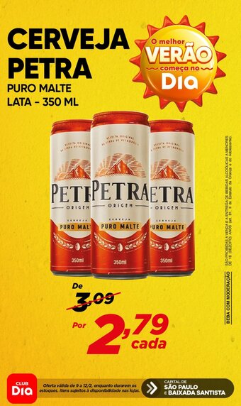 Dia Cerveja Petra 350ml oferta
