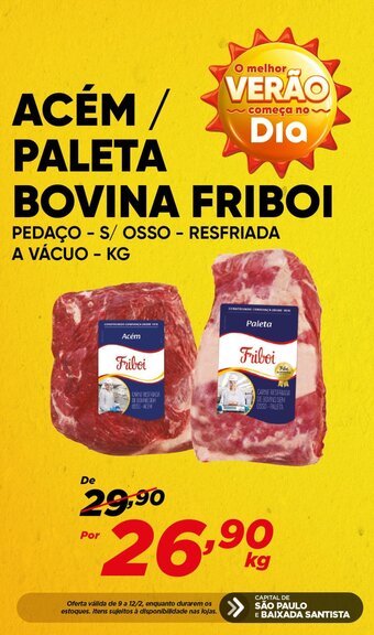 Dia Acém/ Paleta Bovina Friboi 1kg oferta
