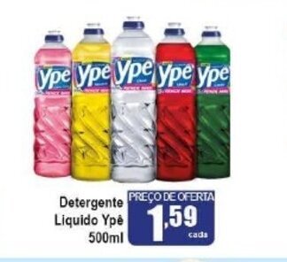 Higa's Supermercado Detergente Liquido Ype 500ml oferta
