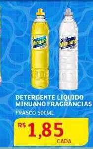 Assaí Atacadista Detergente líquido minuano fragrâncias frasco oferta