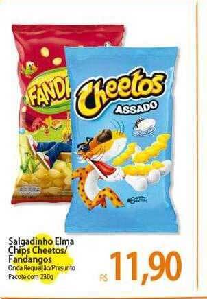 Atacadão Salgadinho elma chips cheetos fandangos oferta