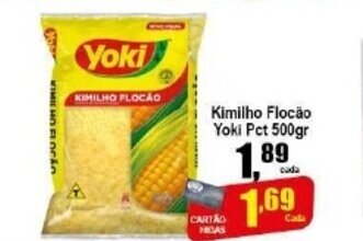 Higa's Supermercado Kimilho Flocao Yoki pct 500g oferta
