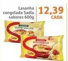 Sonda Lasanha congelada sadia sabores oferta