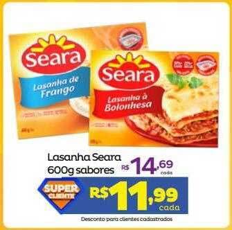 Super Lagoa Lasanha seara sabores oferta