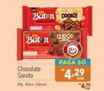 Supermercados Condor Chocolate garoto oferta