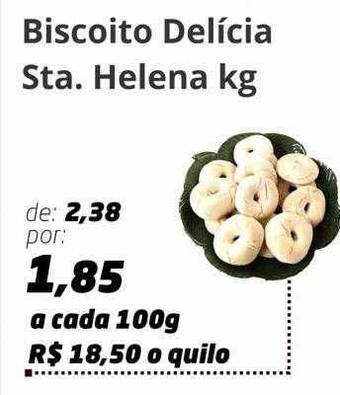 Supermercados Santa Helena Biscoito delícia sta. helena kg oferta