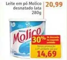 Sonda Leite em pó molico desnatado lata oferta