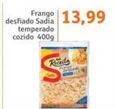 Sonda Frango desfiado sadia temperado cozido oferta