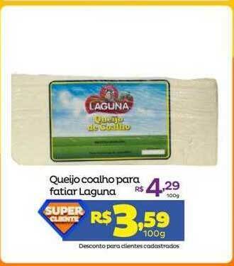 Super Lagoa Queijo coalho para fatiar laguna oferta