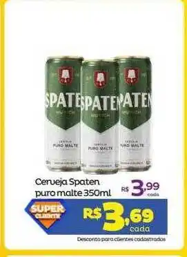 Super Lagoa Cerveja spaten puro malte oferta