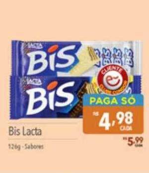 Supermercados Condor Bis lacta - sabores oferta