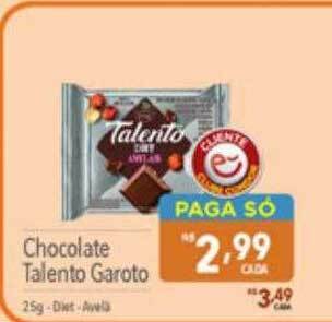 Supermercados Condor Chocolate talento garoto oferta
