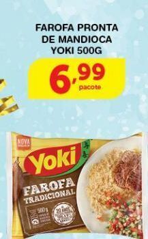 Roldão Farofa pronta de mandioca yoki 500g oferta