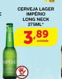 Roldão Cerveja lager império long neck 275ml* oferta
