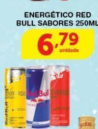 Roldão Energético red bull sabores 250ml oferta