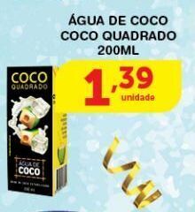 Roldão Água de coco coco quadrado 200ml oferta