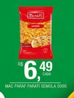 DB Supermercados Macarrão parati 500g oferta