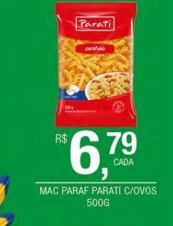 DB Supermercados Macarrão parati c/ovos 500g oferta