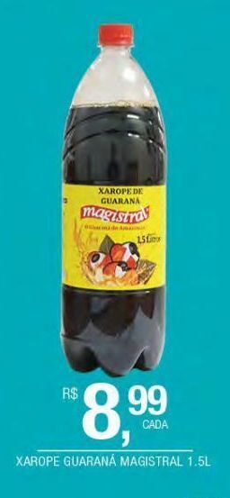 Xarope guaraná magistral 1,5l