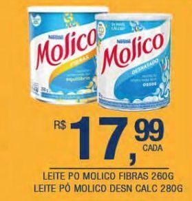 DB Supermercados Leite em pó molico 260g oferta