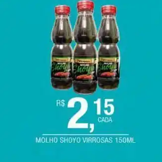 Molhos shoyo virrosas 150ml