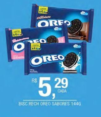 DB Supermercados Biscoito recheado oreo 144g oferta