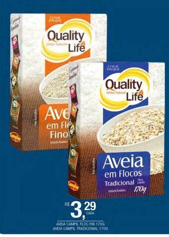 DB Supermercados Aveia quality life 170g oferta