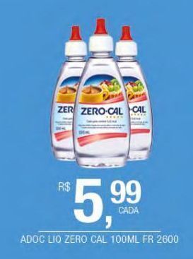 DB Supermercados Adoçante líquido zero cal 100ml oferta