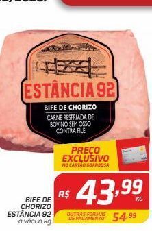 Bife de chorizo estância 92