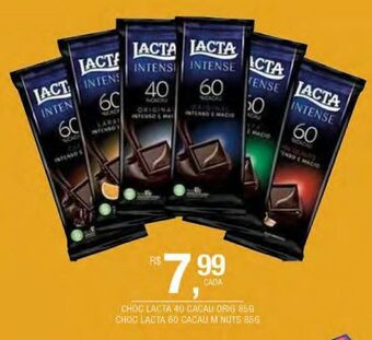 DB Supermercados Chocolates lacta 85g oferta