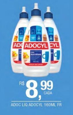 DB Supermercados Adoçante líquido adocyl 160ml oferta