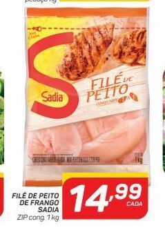GBarbosa Filé de peito de frango sadia oferta