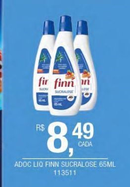 Adoçante líquido finn 65ml
